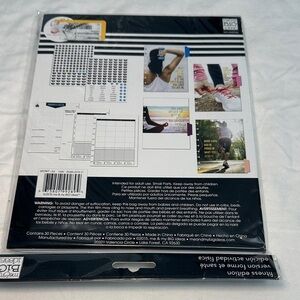 The Happy Planner Fitness Sticker Pack - Black, White, Pink